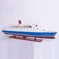 Queen Elizabeth II Painted Large Cruiseship Model