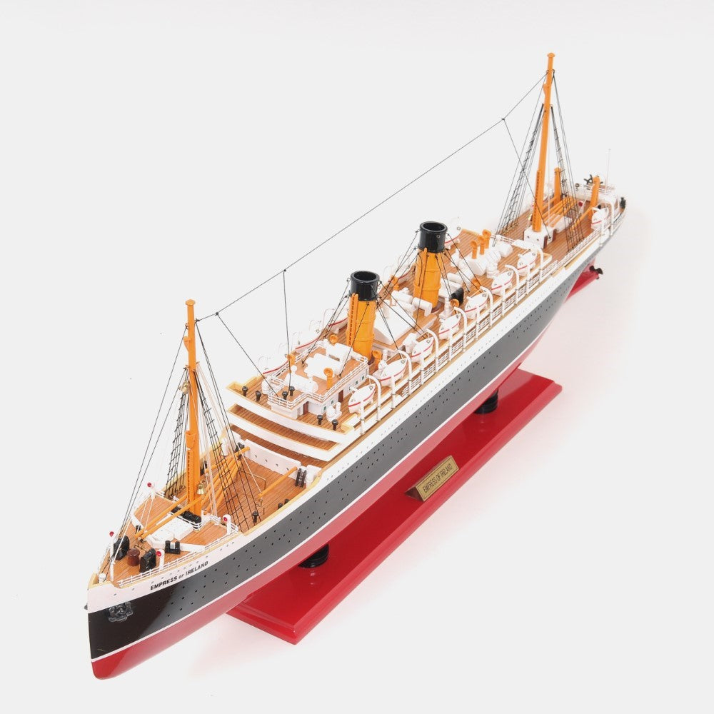 EMPRESS OF IRELAND CRUISE SHIP MODEL | Museum-quality Cruiser| Fully Assembled Wooden Model Ship For Wholesale