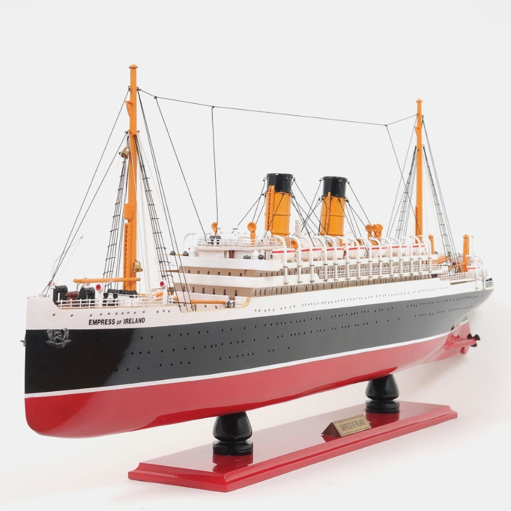 EMPRESS OF IRELAND CRUISE SHIP MODEL | Museum-quality Cruiser| Fully Assembled Wooden Model Ship For Wholesale