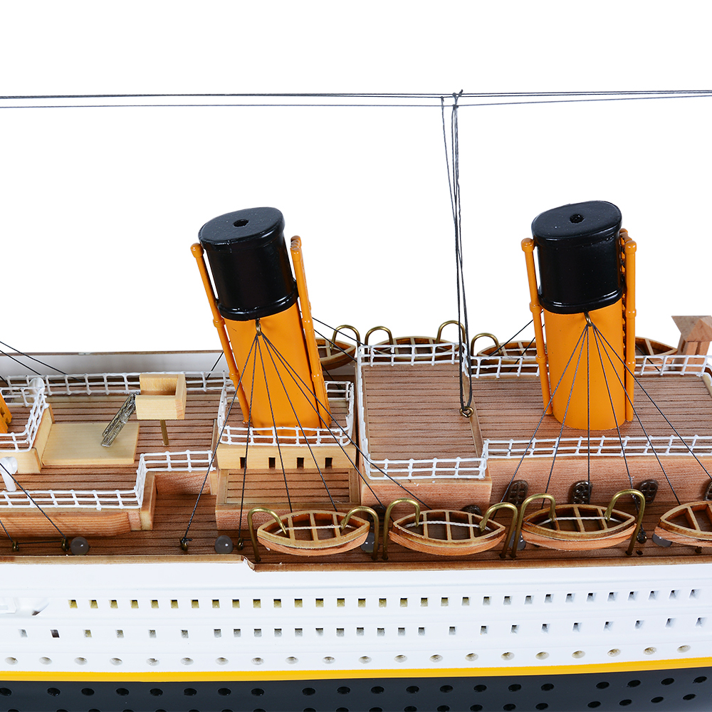 TITANIC CRUISE SHIP MODEL PAINTED WITH LIGHTS | Museum-quality Cruiser| Fully Assembled Wooden Model Ship For Wholesale