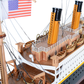 TITANIC CRUISE SHIP MODEL PAINTED WITH LIGHTS | Museum-quality Cruiser| Fully Assembled Wooden Model Ship For Wholesale