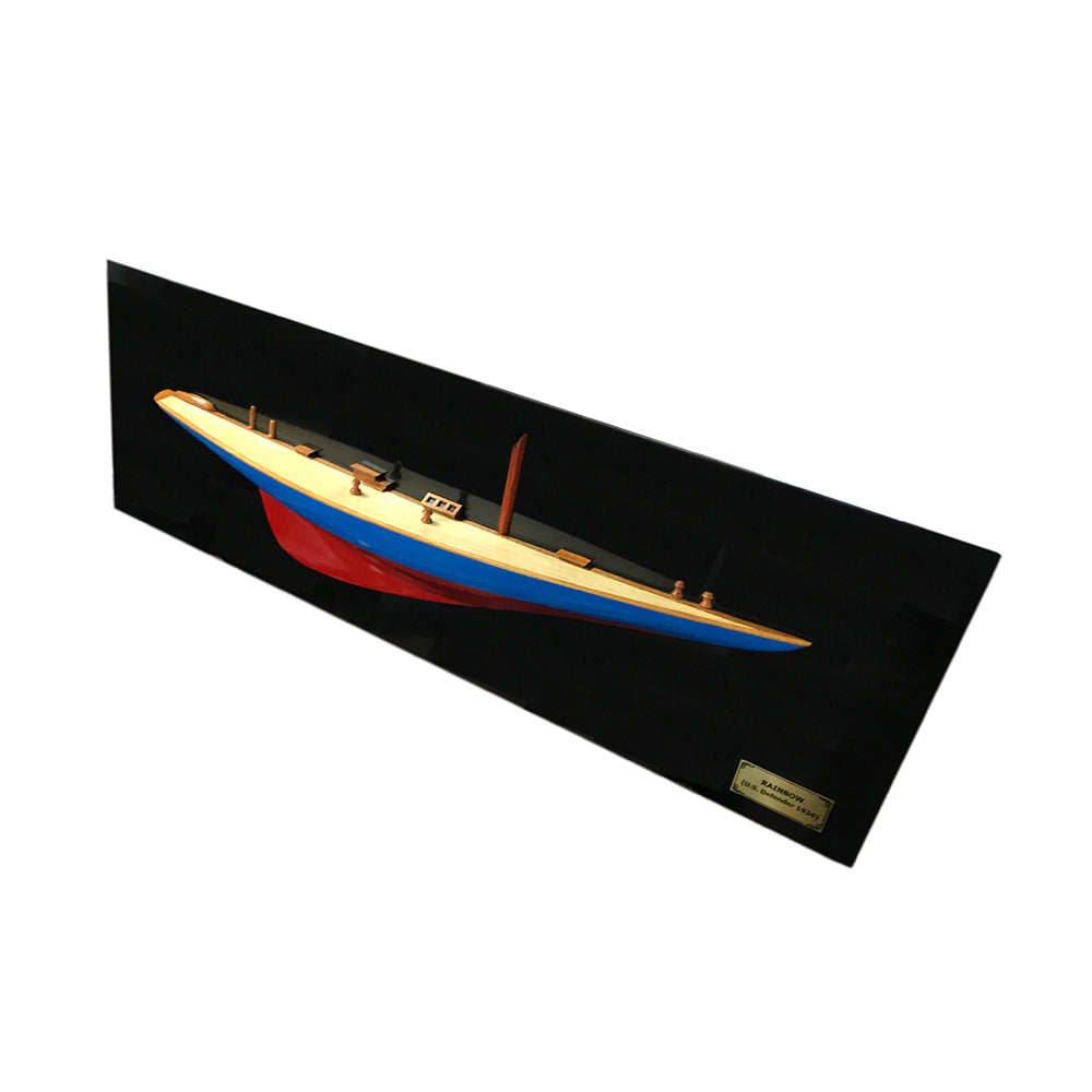 RAINBOW HALF-HULL SCALED MODEL BOAT | Museum-quality | Home & Office Decoration For Wholesale