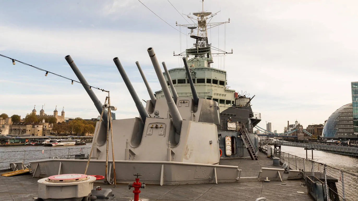HMS Belfast (C35) Town-Class Light Cruiser 30 Inches Model