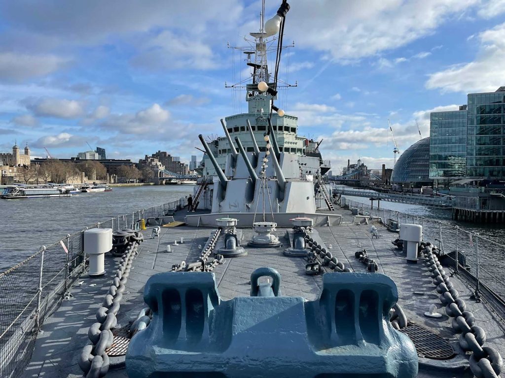 HMS Belfast (C35) Town-Class Light Cruiser 30 Inches Model
