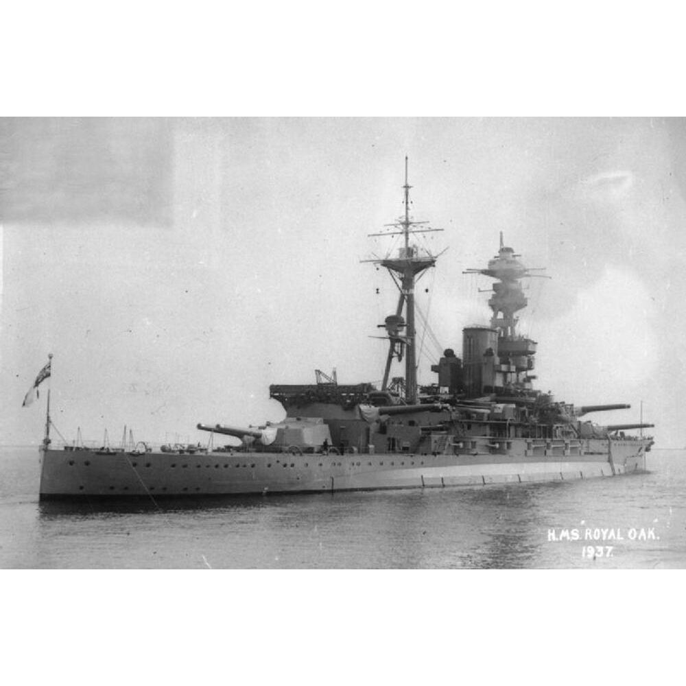 HMS Royal Oak (Revenge-Class) 36 Inches Battleship Model