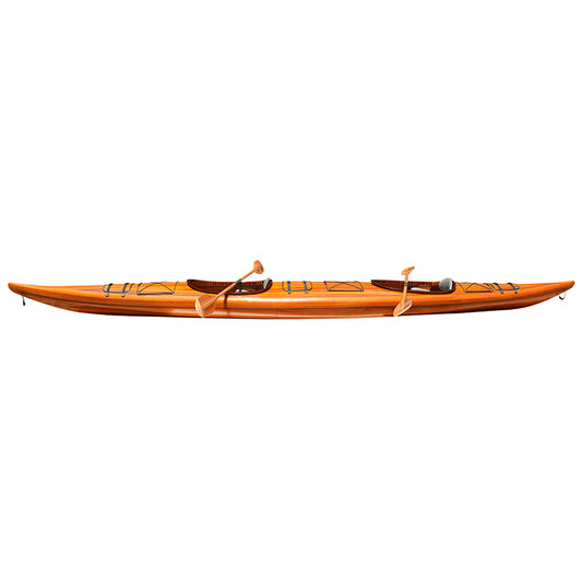 REAL KAYAK 19' - 2 PERSONS | Wooden Kayak | Boat | Canoe with Paddles for fishing and water sports For Wholesale