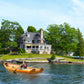 REAL WHITEHALL DINGHY TRANSOM CUT OUT 17 | Wooden Kayak |  Boat | Canoe with Paddles for fishing and water sports For Wholesale