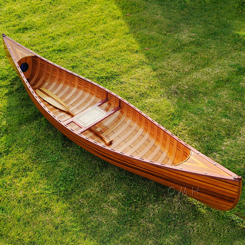 CANOE WITH RIBS CURVED BOW 10FEET | Wooden Kayak | Boat | Canoe with Paddles for fishing and water sports For Wholesale