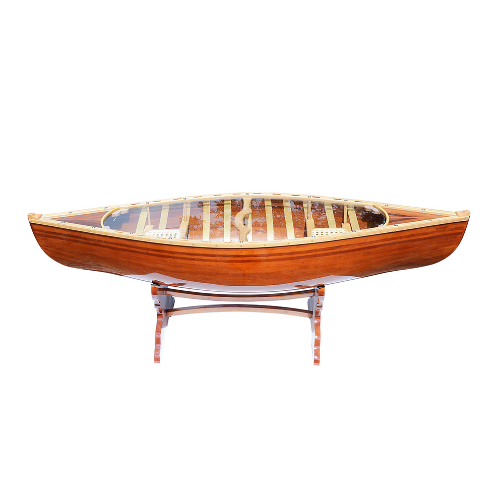 CANOE TABLE 5 FEET | Museum-quality | Fully Assembled Wooden Ship Model For Wholesale