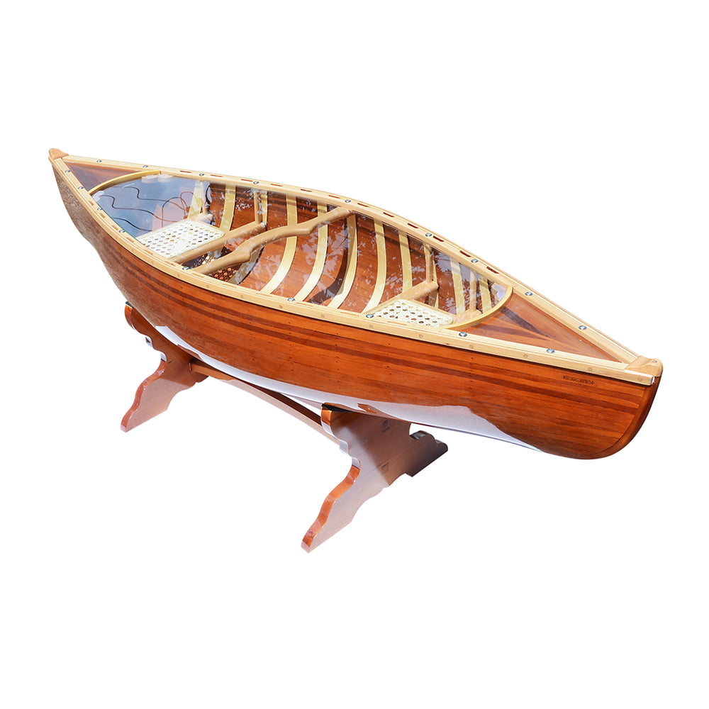 CANOE TABLE 5 FEET | Museum-quality | Fully Assembled Wooden Ship Model For Wholesale