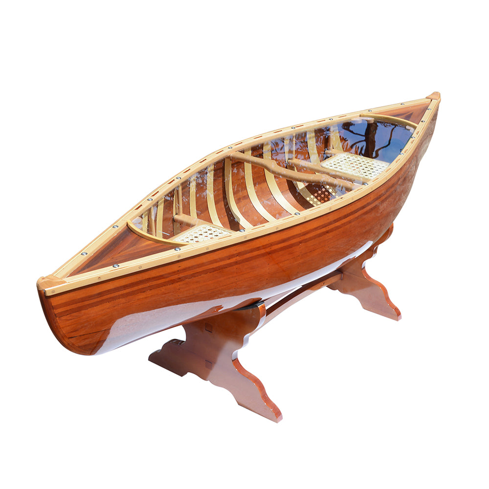 CANOE TABLE 5 FEET | Museum-quality | Fully Assembled Wooden Ship Model For Wholesale