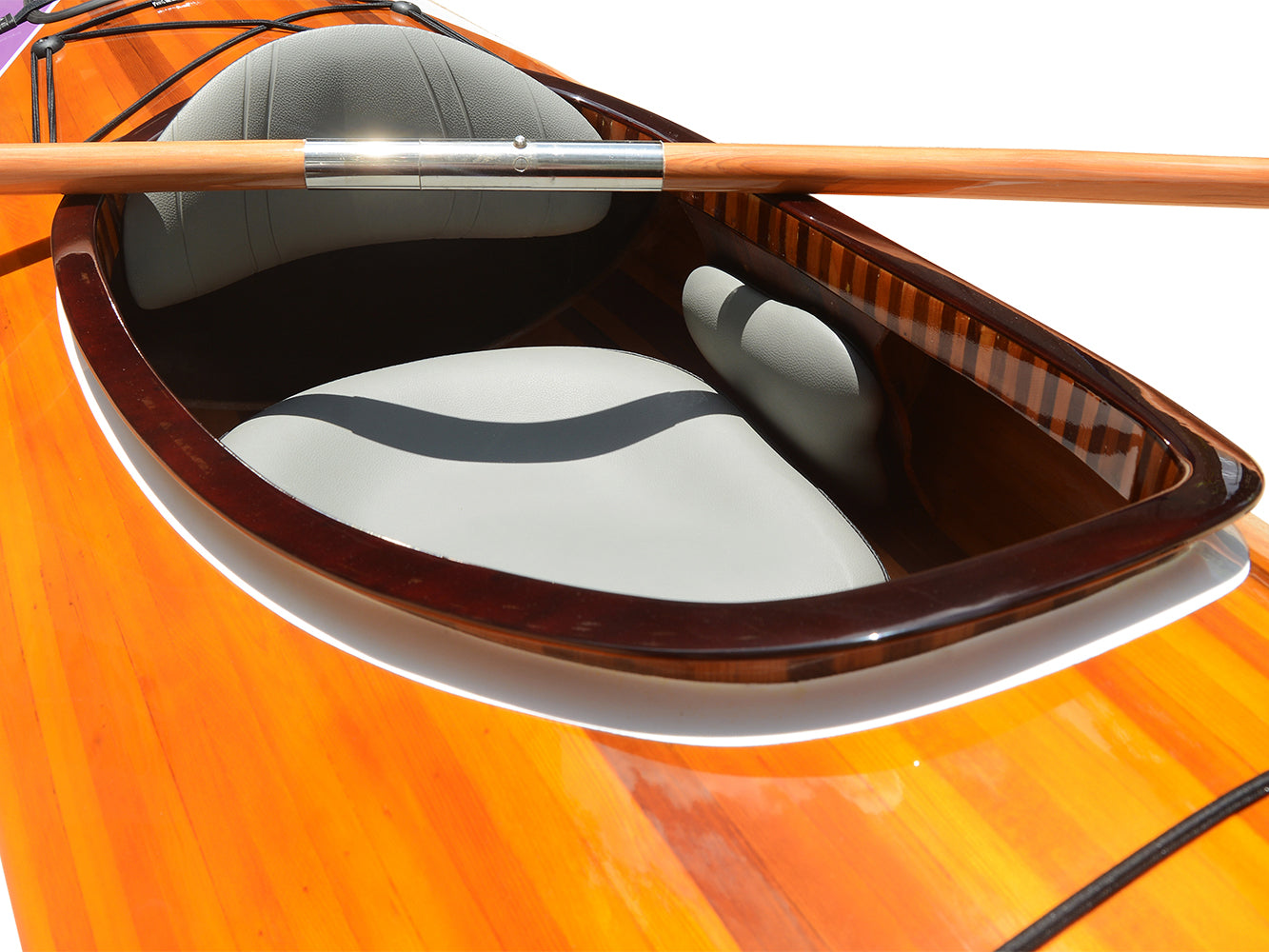 KAYAK WITH STRIPES 2 - 15 FEET LONG | Wooden Kayak | Boat | Canoe with Paddles for fishing and water sports For Wholesale