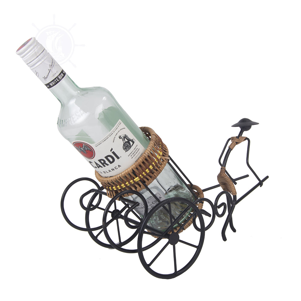 ASIAN STYLE RICKSHAW PULLER WINE HOLDER