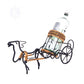 MOOSE-DRAWN SLEIGH RIDE WINE HOLDER