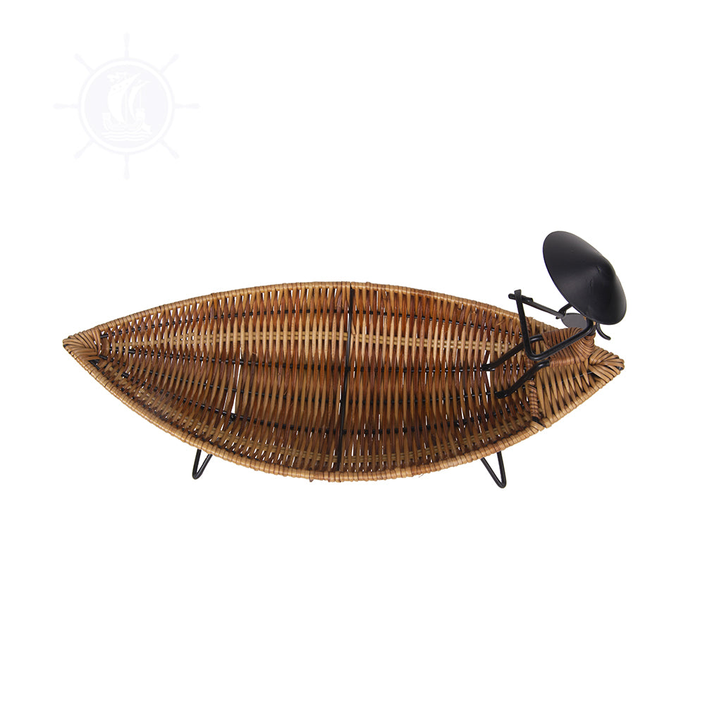ASIAN STYLE TRANQUILITY BOAT BASKET