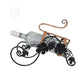 ON THE VINE EMBELLISHED METAL CARRIAGE WINE HOLDER