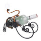 ON THE VINE EMBELLISHED METAL CARRIAGE WINE HOLDER