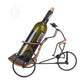 ASIAN STYLE RICKSHAW CYCLIST WINE HOLDER