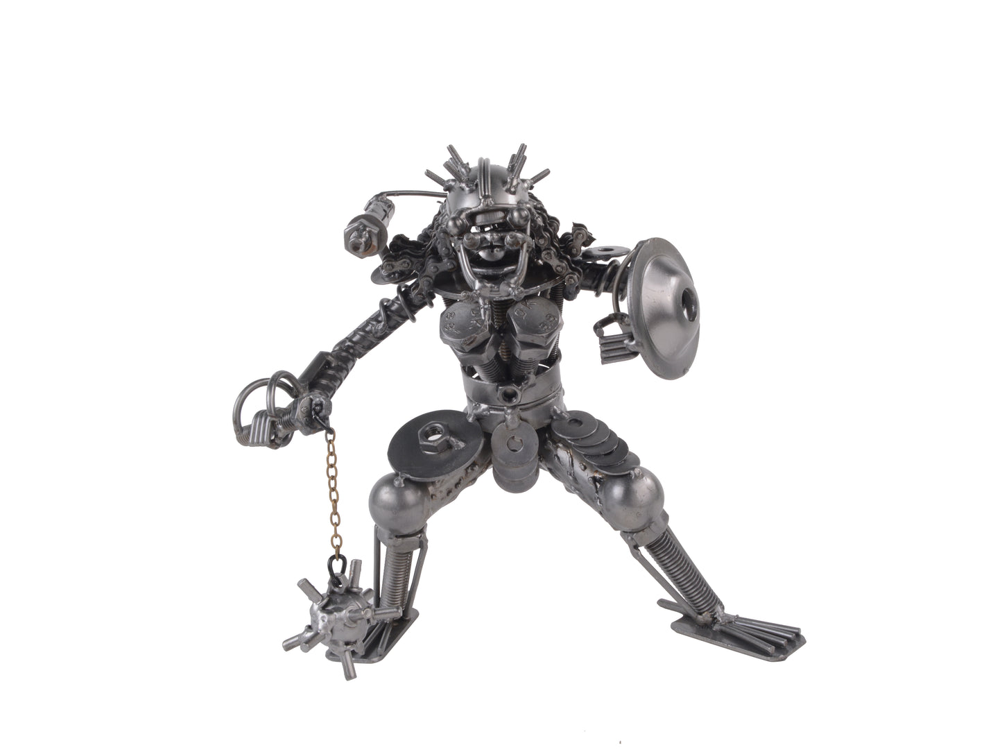 Metal Predator with Chain Flail & Shield