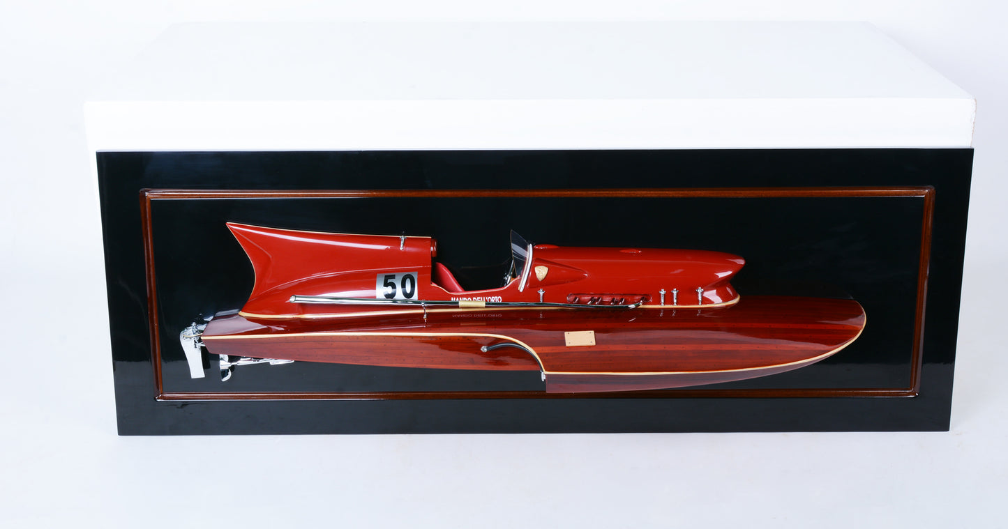 Ferrari Hydroplane Half-Hull 39 Inches L