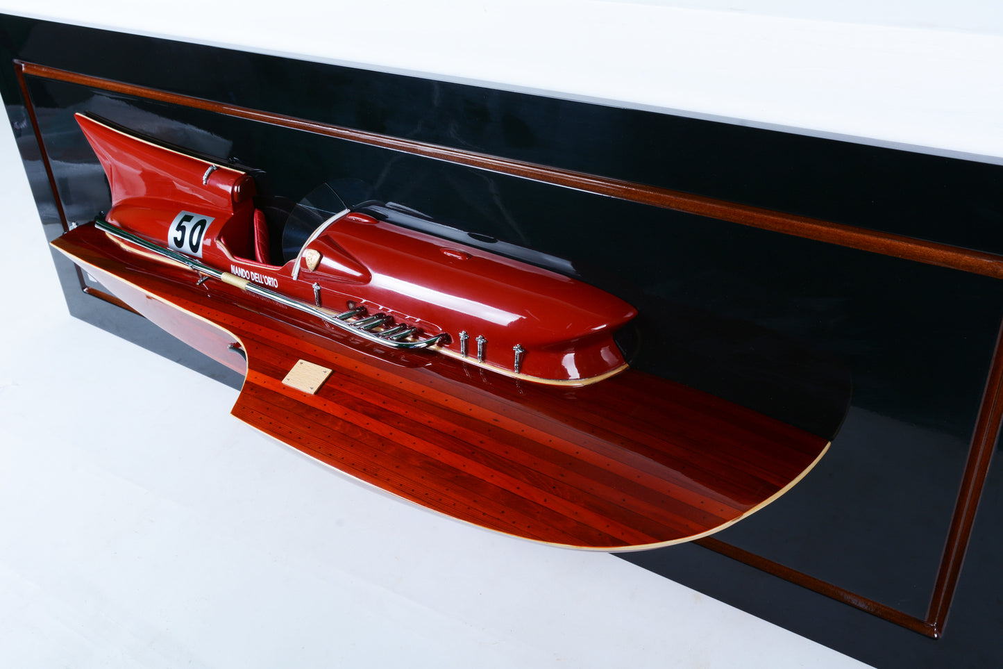 Ferrari Hydroplane Half-Hull 39 Inches L