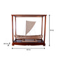 P110 - Display case for Antique Hawaiian Outrigger 36 inch