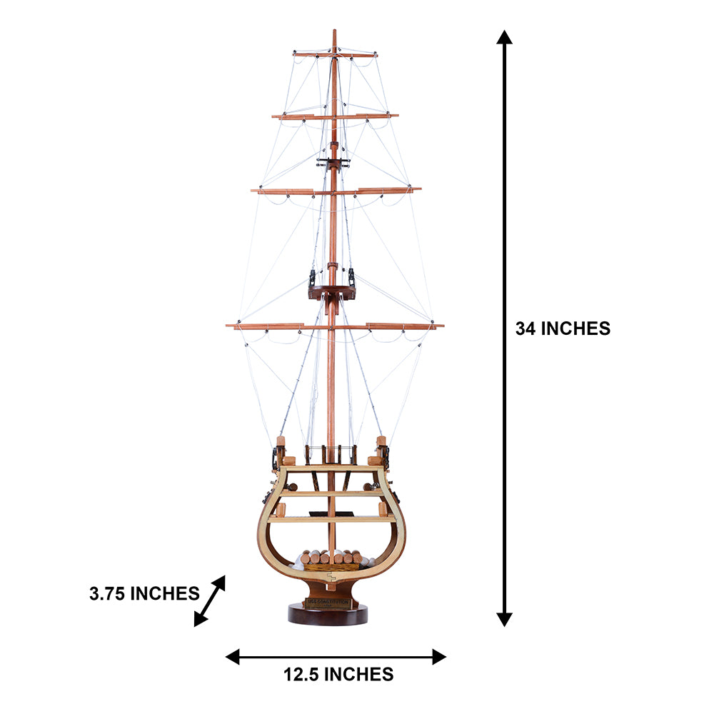 USS CONSTITUTION CROSS SECTION