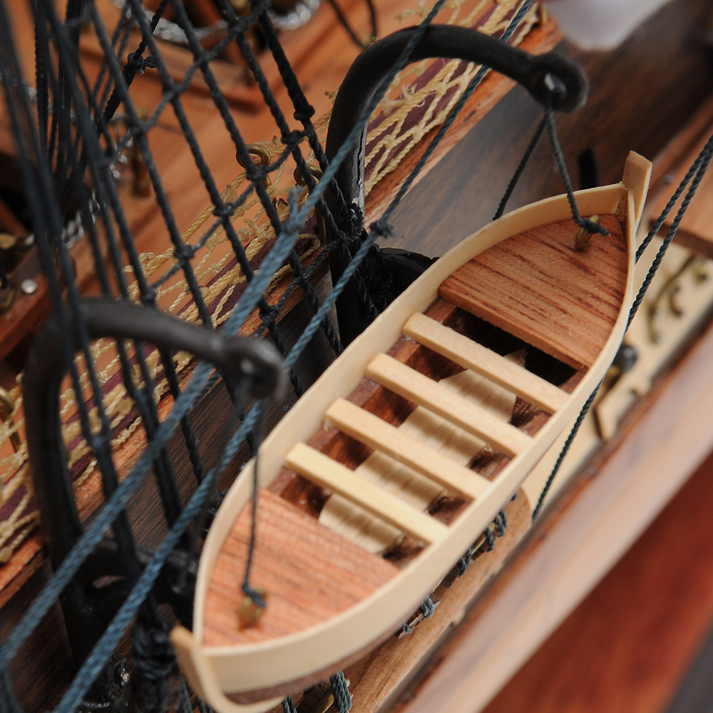 USS Constitution Large With Floor Display Case