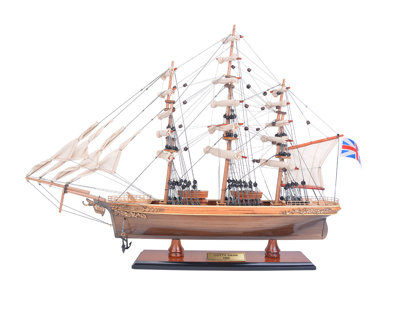 CUTTY SARK MODEL SHIP SMALL | Museum-quality | Fully Assembled Wooden Ship Models For Wholesale