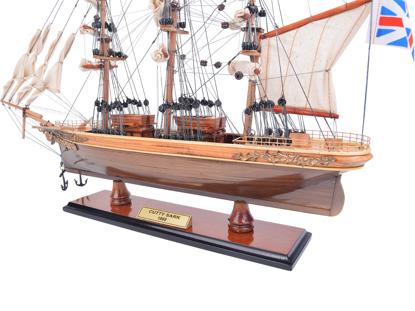 CUTTY SARK MODEL SHIP SMALL | Museum-quality | Fully Assembled Wooden Ship Models For Wholesale