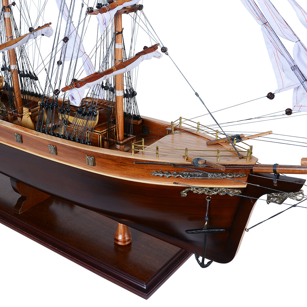 CUTTY SARK (BLACK WOOD) MODEL SHIP | High-quality | Fully
