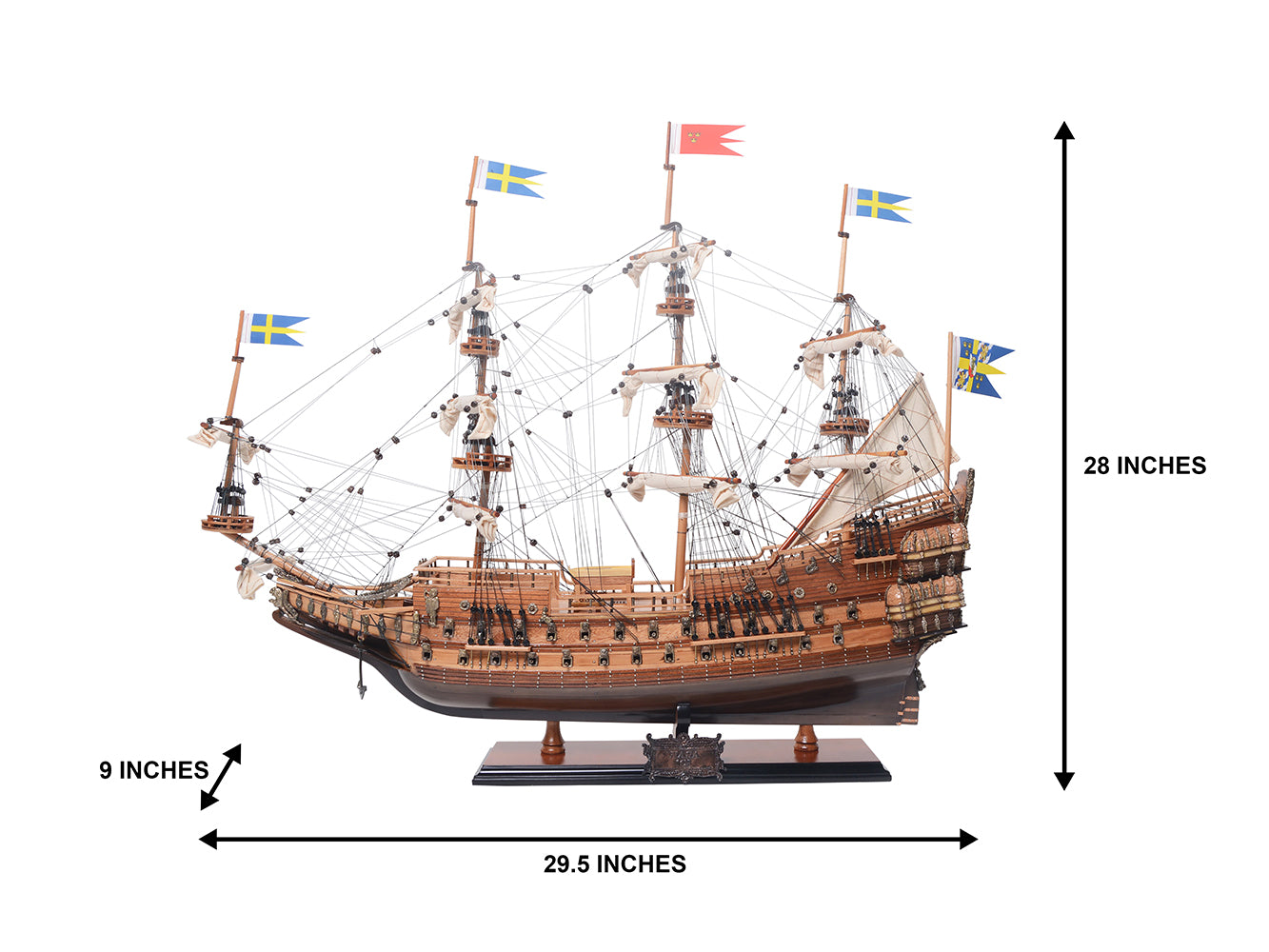 WASA MODEL SHIP L60 | Museum-quality | Fully Assembled Wooden Ship Models For Wholesale