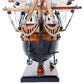 USS CONSTITUTION MODEL SHIP SMALL WITH DISPLAY CASE | High-quality | Fully Assembled Wooden Ship Models