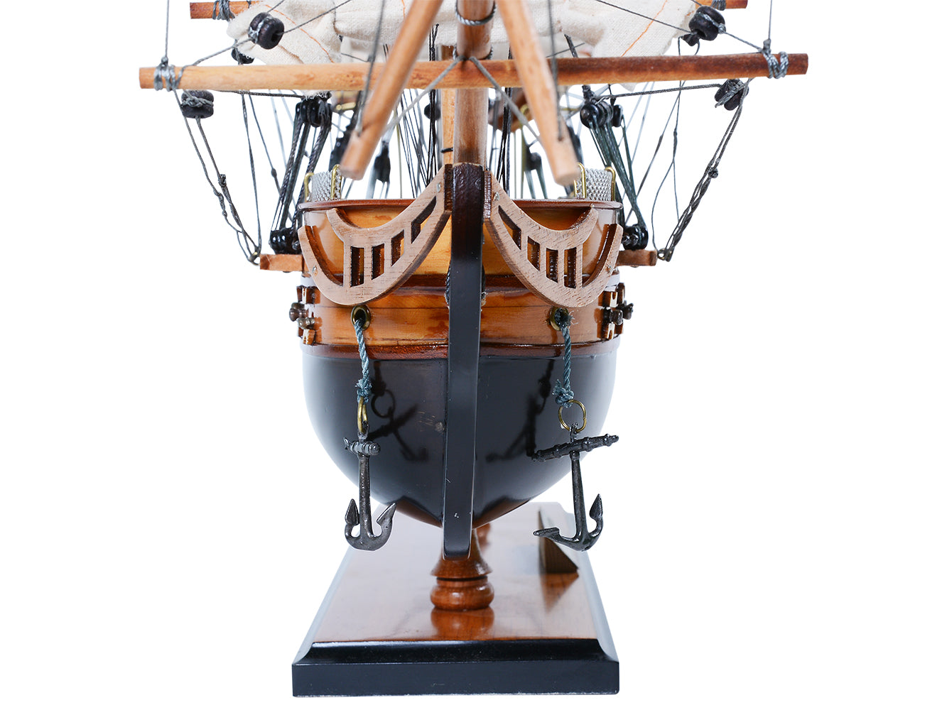 USS CONSTITUTION MODEL SHIP SMALL WITH DISPLAY CASE | High-quality | Fully Assembled Wooden Ship Models