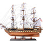 USS CONSTITUTION MIDSIZE WITH DISPLAY CASE | High-quality | Fully Assembled Wooden Ship Model