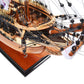 USS CONSTITUTION MIDSIZE WITH DISPLAY CASE | High-quality | Fully Assembled Wooden Ship Model