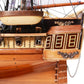 USS CONSTITUTION MIDSIZE WITH DISPLAY CASE | High-quality | Fully Assembled Wooden Ship Model