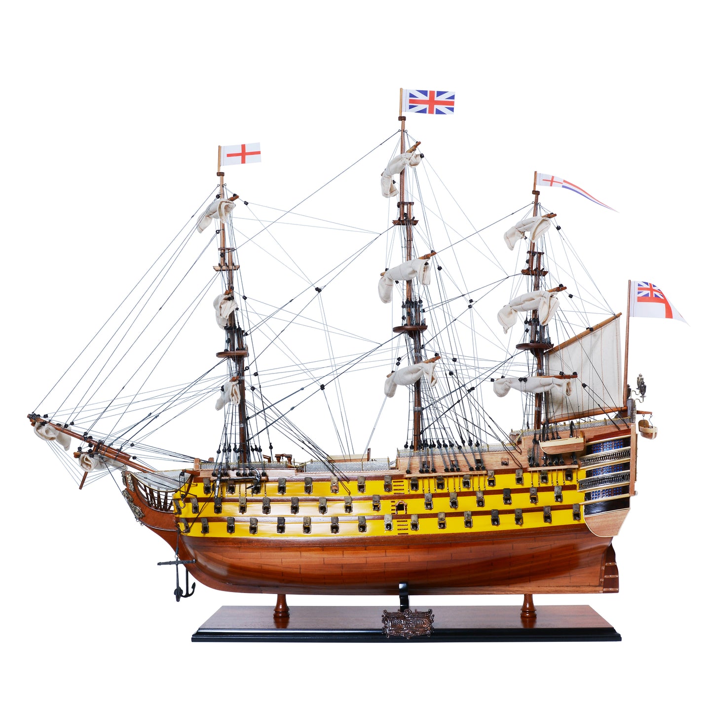 HMS Victory Painted Large size - THE FAMOUS BATTLESHIP Of THE ROYAL NAVY