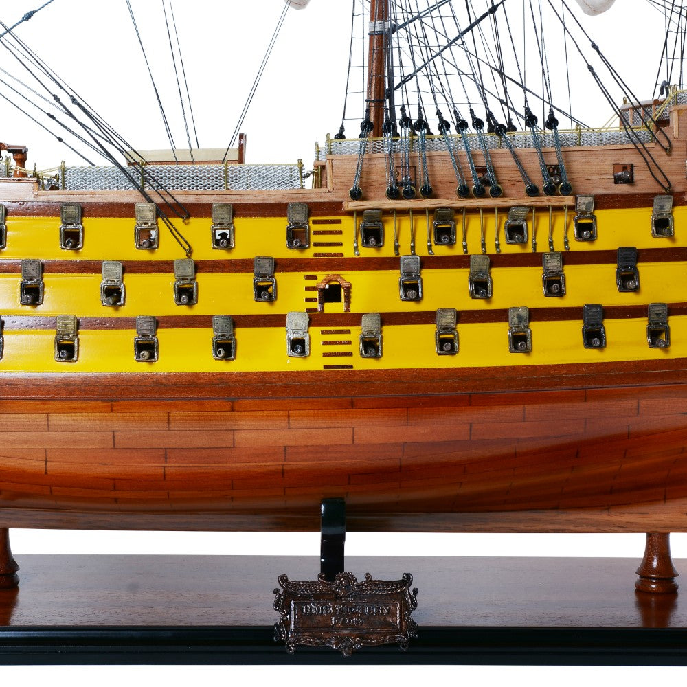 HMS Victory Painted Large size - THE FAMOUS BATTLESHIP Of THE ROYAL NAVY