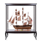 USS CONSTITUTION 56L WITH DISPLAY CASE NO GLASS | Museum-quality | Fully Assembled Wooden Ship Model