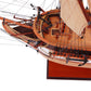USS CONSTITUTION 56L WITH DISPLAY CASE NO GLASS | High-quality | Fully Assembled Wooden Ship Model