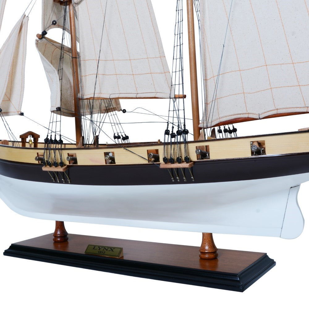 LYNX MODEL SHIP PAINTED | Museum-quality | Fully Assembled Wooden Ship Models For Wholesale