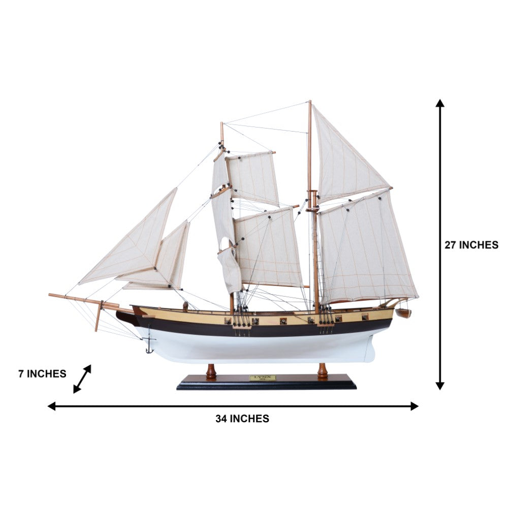 LYNX MODEL SHIP PAINTED | Museum-quality | Fully Assembled Wooden Ship Models For Wholesale