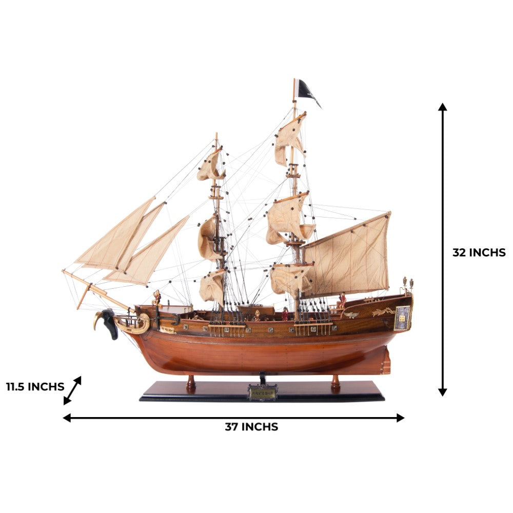 PIRATE SHIP MODEL SHIP EXCLUSIVE EDITION | Museum-quality | Fully Assembled Wooden Ship Models For Wholesale