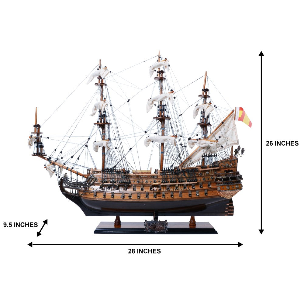 SAN FELIPE MODEL SHIP L60 | Museum-quality | Fully Assembled Wooden Ship Models For Wholesale