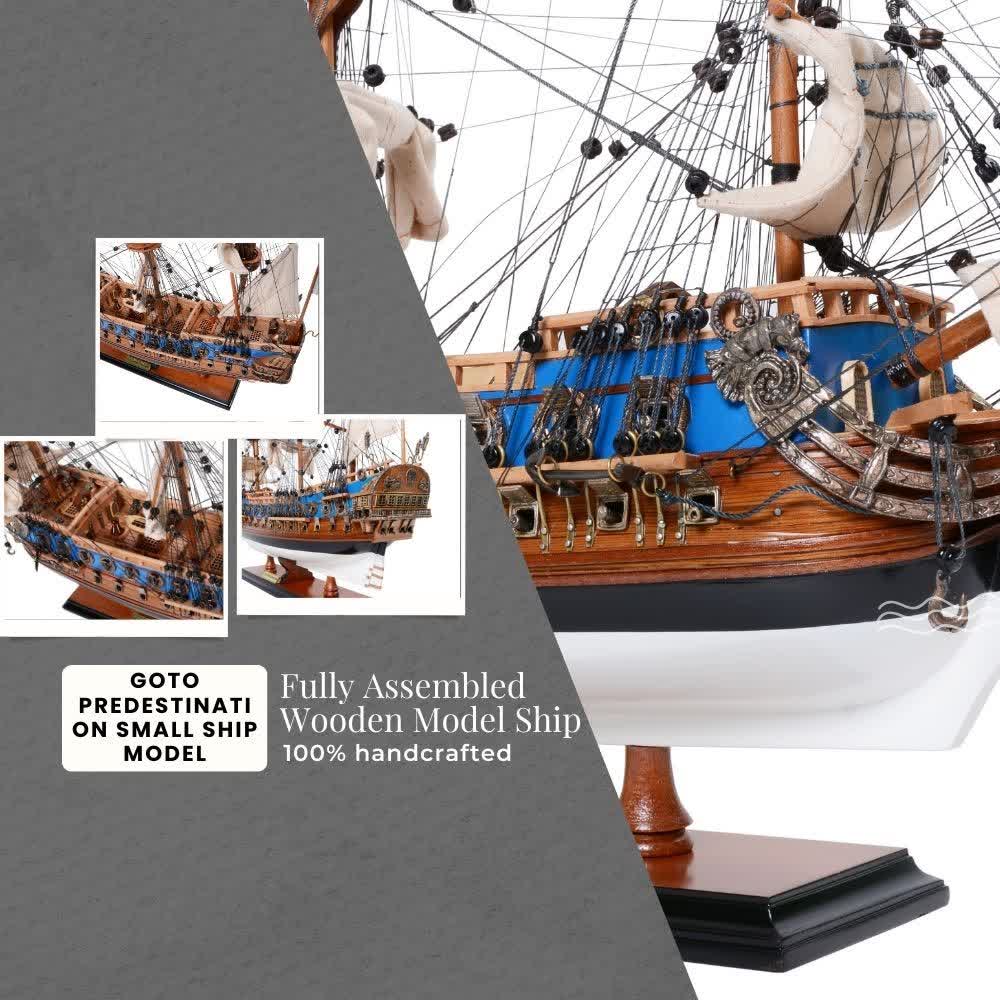 GOTO PREDESTINATION MODEL SHIP SMALL | High-quality | Fully Assembled Wooden Ship Models For Wholesale