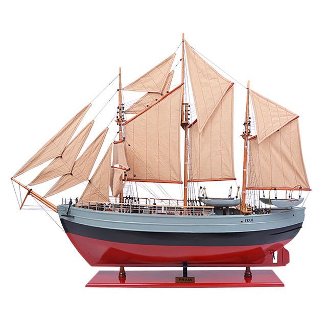 FRAM PAINTED L80 | Museum-quality | Fully Assembled Wooden Ship Models For Wholesale