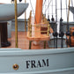 FRAM PAINTED L80 | Museum-quality | Fully Assembled Wooden Ship Models For Wholesale