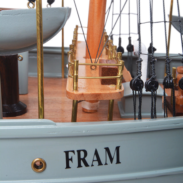 FRAM PAINTED L80 | Museum-quality | Fully Assembled Wooden Ship Models For Wholesale