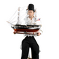 USS CONSTITUTION MODEL SHIP PAINTED L80 | Museum-quality | Fully Assembled Wooden Ship Models For Wholesale